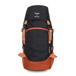 Impulse Rucksack bags 60 litres travel bag for men tourist bags for travel backpack for hiking trekking Bag for men Summit Line Black Tan with 1 year Warranty