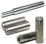 Stainless Steel Concrete & Stone Drop in Female Expansion Anchors with Setting Tool 3/8"-16 x 1-9/16" Qty 20