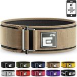 Self-Locking Weight Lifting Belt - Premium Weightlifting Belt for Serious Functional Fitness, Weight Lifting, and Olympic Lifting Athletes - Lifting Belt for Men and Women (Small, Ranger Tan)