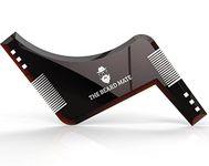 Beard Shaping Tool Template. Beard Shaper Tool Plus Comb for line up & Edging, Men's Facial Hair Hairline Perfect Symmetric Lines and Trim with Beard Trimmer Hair Clipper or Razor.