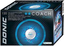 Donic coach P40+, cell-free, 120 table tennis balls in box, white