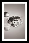 Tallenge - Marilyn Monroe - Red Dress Pin Up Poster - Small Framed Poster (Paper,12x12 inches, Multicolour)