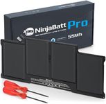 NinjaBatt Battery A1466 for Apple MacBook Air 13 Inch [2010 2011 2012 2013 2014 2015 2017 Years] A1369 A1405 A1377 | 661-7474 661-4570- High Performance [7200mAh/55Wh/7.6V]