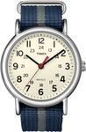 Timex Men's Weekender Central Park Slip Through Strap Black T2N654GP