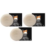 G.B.S 97% All Natural Shave Soap - Creates a Rich Lather Foam for Wet Shaving Experience (3 Pack Bay Rum) Birthday Gift