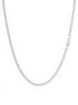 Cuban Link Curb Chain Necklace Men Thin Chains 925 Sterling Silver Layering Necklace