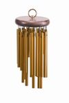 Meinl Percussion Hand Held Chimes - Large Musical Instrument with 24 Sound Bars - Hand-Played - With Holding Ring - Aluminum, Gold (CH-H24)