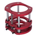 Router Lift Base, 4 Jaw Clamping Lifting Platform Router Table Lifter, 51mm Lifting Height, Supports Diameter 64mm to 66mm, Router Lift System