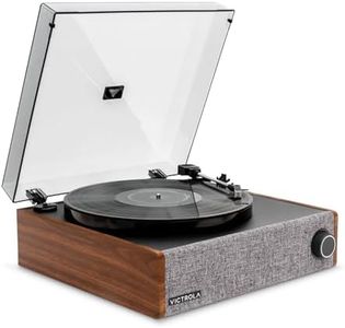 Victrola VTA-78-WLN Eastwood Bluetooth LP Stereo audio turntable Walnut