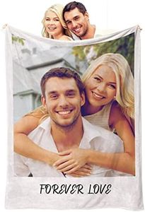 Yasion I Love You Mantas Personalizadas con Fotos Traje Personalizado Parejas Manta con Fotos Regalos Personalizados para Hombres Esposa Mujeres Mi Novio Marido Ella(1*Photo-125X150)