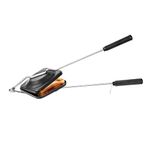 VedaChef Premium Non-Stick Classic Sandwich Toaster - Make Delicious Sandwiches in minutes | Long-lasting double-coating non-stick layer | sandwich toaster | Easy-to-Use & Durable | Black