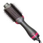 Bauer 38899 Hot Air Blow Dry Brush/Round Hair Dryer Brush for Medium to Long Hair/Ionic Oval Volumiser Styling Tool / 1200W