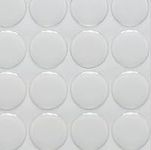 100pcs 1 inch Round Clear Epoxy Sticker for DIY Bottle Cap Sticker