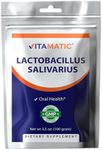 Vitamatic Lactobacillus Salivarius Probiotic Powder - Digestive Support - 100 Gram (3.5 OZ) - 100 Servings