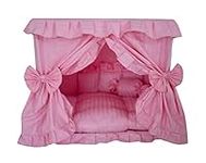 Princess Pink Pet Dog Handmade Bed 