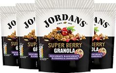 Jordans Granola Super Berry | Breakfast Cereal | High Fibre | 4 PACKS of 550 g