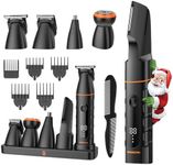 Manscape Upgraded Body & Pubic Hair Trimmer for Men, Waterproof Ball Shaver