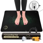 Earth and Moon Grounding Mat for Bed - 35.4" x 23.6" LARGE Grounding Pad Universal Starter Kit for Overall Wellbeing - Earth Grounding Mat - Pair Your Grounding Mats w/Grounding Sheets