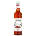 MONIN Premium Cinnamon Syrup 1L for Coffee and Cocktails. Vegan-Friendly, Allergen-Free, 100% Natural Flavours and Colourings