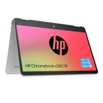 HP Chromebook x360 14"| Intel Pentium Silver N5030 Processor | 4 GB RAM | 128 GB eMMC | Intel UHD Graphics 605 | HD Touchscreen | Up to 13hrs battery | Chrome OS | Mineral Silver | 14a-ca0010sa