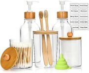 Bamboo Bathroom Accessories Sets 5 