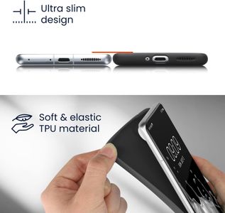 kwmobile Xiaomi Redmi Note 14 Pro+ 5G Case – Slim Matte Navy Blue TPU Cover