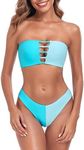 RELLECIGA Women's Blue Two Piece Ba