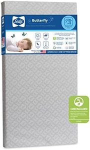 Sealy Waterproof Ultra Firm Baby Crib and Toddler Mattress - CERTIPUR-US Certified Foam - Made in USA, 52"x28"