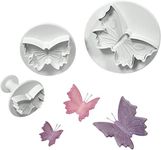 PME Butterfly Plunger Cutters, Small, Medium, Large Sizes, Set of 3