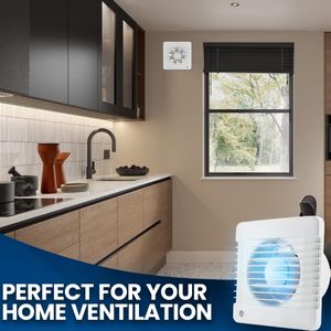 VENTS Silenta 100mm Bathroom Extractor Fan – Quiet Ventilation