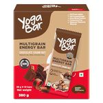 Yogabar Energy Bars Chocolate Chunk | Multigrain Daily Protein Snack | High Energy & Nutrition Bars | 8g Protein & 7g Fibre Protein bars | Pack of 10 x 38g Energy Bars | No Preservatives