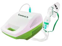 Control D Breathe Nebulizer with Complete Kit for Kids & Adults Nebulizer (White, Green)