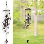 Dawhud Direct 27" H Cats Wind Chimes for Outside Unique Kitten Memorial Windchimes Outdoor Decorations Garden Decor Cat Lover Gift for Women, Mom, Grandma, Unisex