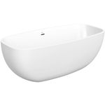 Mode Ellis freestanding Bath 1800 x 870 - White Freestanding Bath, Round Freestanding Baths, Baths