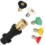 BRITECO Pressure Washer Adapter Kit 1/4'' Quick Connect Female Fitting | Compatible with Karcher K2 K3 K4 K5 K6 K7, Durable & Versatile