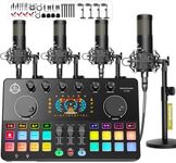 Podcast Equipment Bundle for 4, Aud
