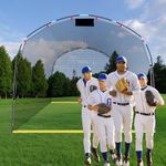 KAIDIDA Baseball Batting Cage -13 X 10 X 8 FT Portable Steel Frame for Backyard Adult Teen Training with Carry Bag