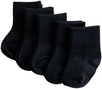 KYTE BABY Quarter Socks Combo 5-Pack in Midnight
