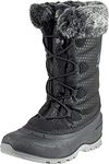 Kamik Women's MOMENTUM2 Snow Boot, Black, 9 Medium US