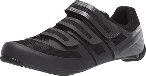 PEARL IZUMI Men's Quest Road Cycling Shoe, Black/Black, 46