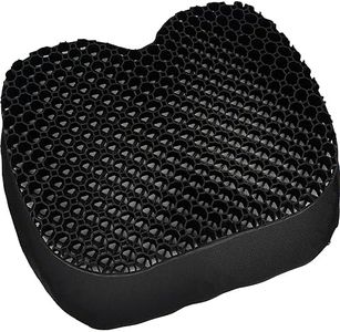 Omoojee Kayak Seat Cushion, Anti Slip Gel Seat Cushion for Long Sitting on Boat, Canoe, Sup, Chair (Black)