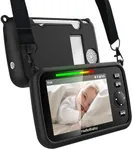 Protective Case for HelloBaby Baby Monitor 5" - Includes Carrying Strap and Built-in Magnets (Fits HB6550 Upgrade Monitor, 5inch Screen)