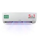 Lloyd 1.5 Ton 3 Star Inverter Split AC (5 in 1 Convertible, Copper, Anti-Viral + PM 2.5 Filter,White with Chrome Deco Strip, GLS18I3FWAGC)