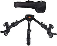 YELLBIN TD-30L Professional Heavy Duty Photography Tripod with Rubber Wheels and Adjustable Leg Mounts, Compatible with Most Tripods, Perfect for Cameras, Camcorders and
