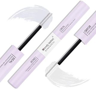 Lash Bond and Seal for Eyelash Cluster: 2 in 1 Glue, DIY, Strong & Flexible Hold, 5ml Clear-Bond, 5ml Clear-Seal, Wendy Lashes, ST29-3