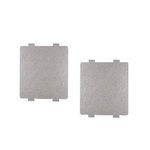 Wadoy Waveguide Cover Compatible with Frigidaire, Microwave Oven Repairing Part Mica Plates Sheets (2 Pack)