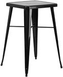 Flash Furniture 23.75'' Square Metal Indoor-Outdoor Bar Height Table