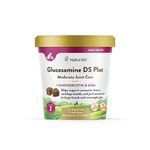 Joint Care Supplement For Dogs, Support Joint Health with Glucosamine, MSM and Chondroitin, Tasty Soft Chews, Glucosamine DS Plus Made by NaturVet,70 Count