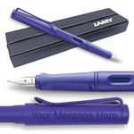 Lamy Safari Fountain Pen Candy Violet - Purple Medium nib 2020 limited edition - Engraving - Box