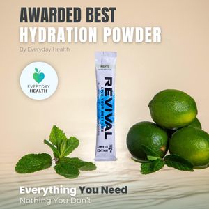 Revival Electrolyte Powder 6-Pack – Mojito Flavour Hydration Drink